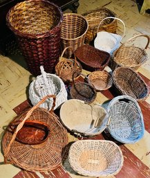 Lot Of Wicker Baskets