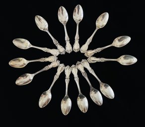 14 Reed & Barton Sterling Silver Teaspoons