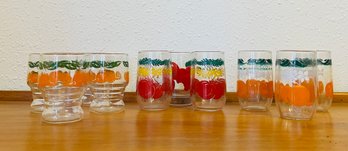 Oranges Flat Juice Glass By Anchor Hocking And More