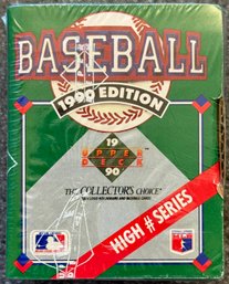 New In Package 1990 Upper Deck High # Series Baseball Cards
