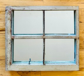 Rustic Farmhouse Mirrored Window Pane Decor