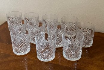 11 Rock Crystal Glasses