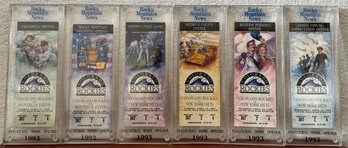 Collection Of Colorado Rockies Inaugural Home Opener Tickets