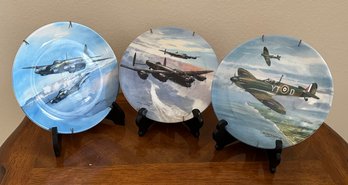 Coalport Bone China Plane Collectors Plates