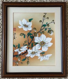 Chinese Magnolia Flower Art