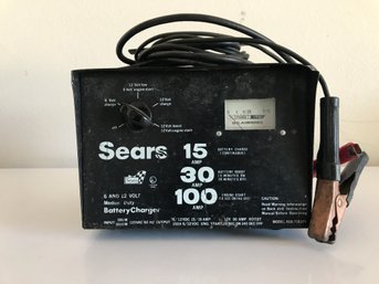 Sears 6 And 12 Battery Charger