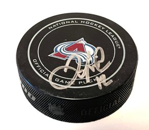 Jerome Inginla Signed NHL Avalanche Official Game Puck