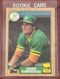 Topps Jose Canseco All-Star Rookie Baseball Card 4 Of 6