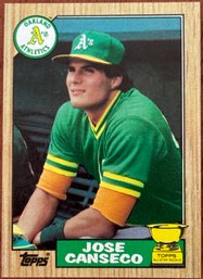 Topps Jose Canseco All-Star Rookie Baseball Card With Error 5 Of 6