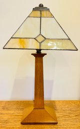 Vintage Stickley Tiffany Style Table Lamp