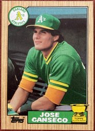 Topps Jose Canseco All-Star Rookie Baseball Card With Error 6 Of 6
