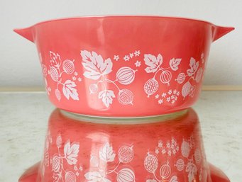 Vintage Pyrex Pink Gooseberry 475-b 2 1/2 Qt 1 Of 3