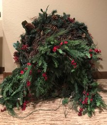 Grouping Of Decorative Christmas Wreaths