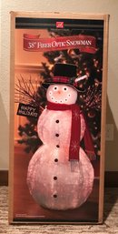 Fiber Optic Decorative Christmas Snowman