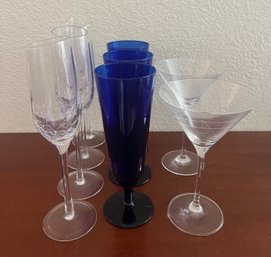 Flutes, Coolers, And Martini Glasses