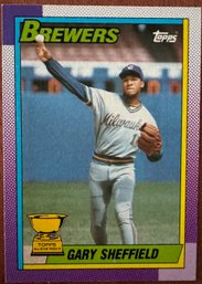 Topps 1990 Gary Sheffield All-Star Rookie Baseball Card