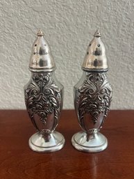 Silverplate Salt & Pepper Shakers