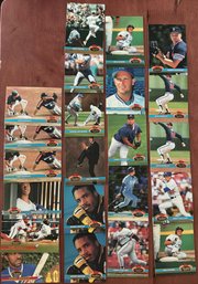 Collection Of 1990 Topps Stadium Club Baseball Cards