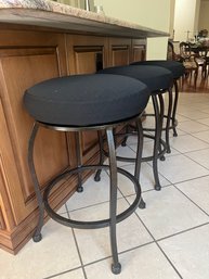 3 Swivel Barstools