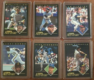 Collection Of Fleer92 All-Stars Baseball Cards