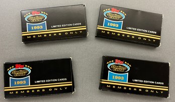 Collection Of 1993 Topps Stadium Club Members Only Limited Edition Cards