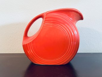 Fiestaware Orange Disc Water Pitcher