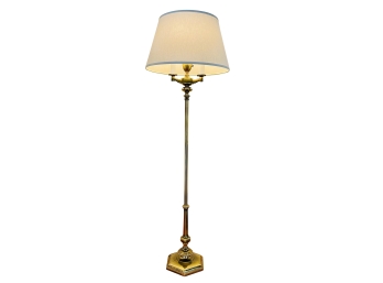 Vintage Brass Floor Lamp