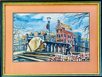 City Entrance Landscape Framed Artwork