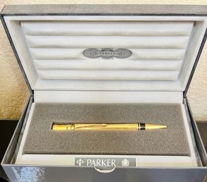 Parker Duofold Gold Plated Ballpoint Pen