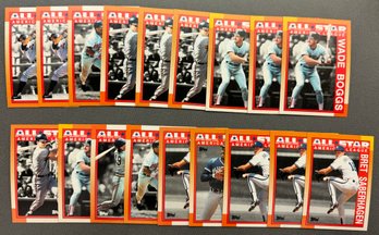 Topps 1989 Leaders All-star American League Baseball Cards