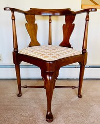Mahogany Corner Sword Chair, George Ill Style