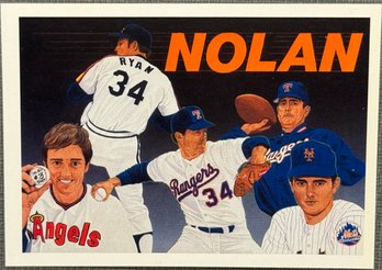 1991 Upper Deck Nolan Ryan Baseball Heroes Card