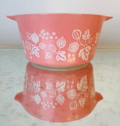 Vintage Pyrex Pink Gooseberry Serving Dish 3 Of 3