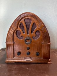Vintage Wooden Radio