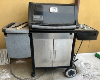 Weber Gas Grill With Cover