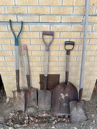 Assortment Of Antique Shovels