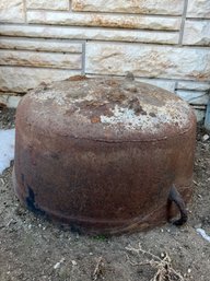 Upside Down Iron Planter Pot