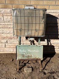 Antique Rocky Mountain Newsletter Box