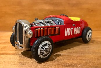 Vintage Hot Rod Friction Tin Car