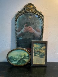 Assortment Of Wall Hanging Decor Incl. Picture Frames And More!