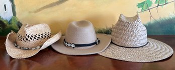 Set Of Three Womens Hats