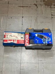 Ryobi 9.6v Cordless Drill/driver Kit And Napa Torch Kit