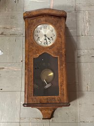 Fontenoy Fontenay Solid Wooden Wall Hanging Clock