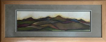 Pastel Slate Artwork, Signed In Bottom Corner