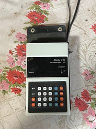 Vintage Miida Electronics Rechargeable Calculator