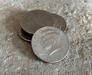 Collection Of Half Dollars