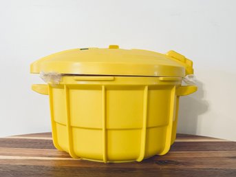 Brand New Yellow Microwave Pressure Cooker