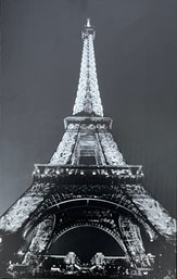 Black And White Eiffel Tower Artwork