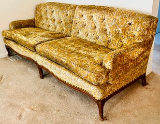 1950s French Provincial Carved Sofa Sectional