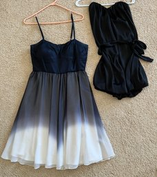 Fancy Black And White Shirt Dresses